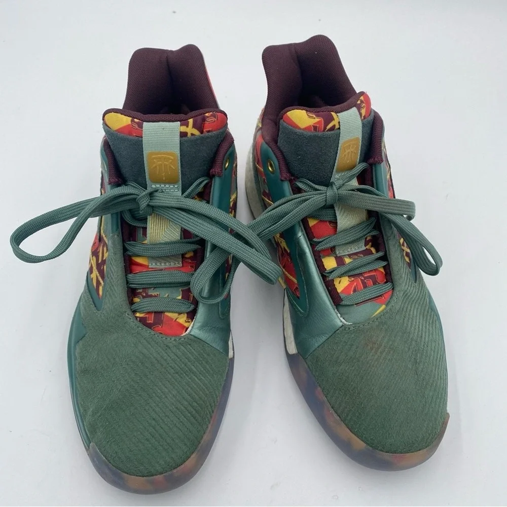Adidas T-Mac Millennium Collegiate Green‎ Gold Basketball Shoes FW8548 Mens 6.5